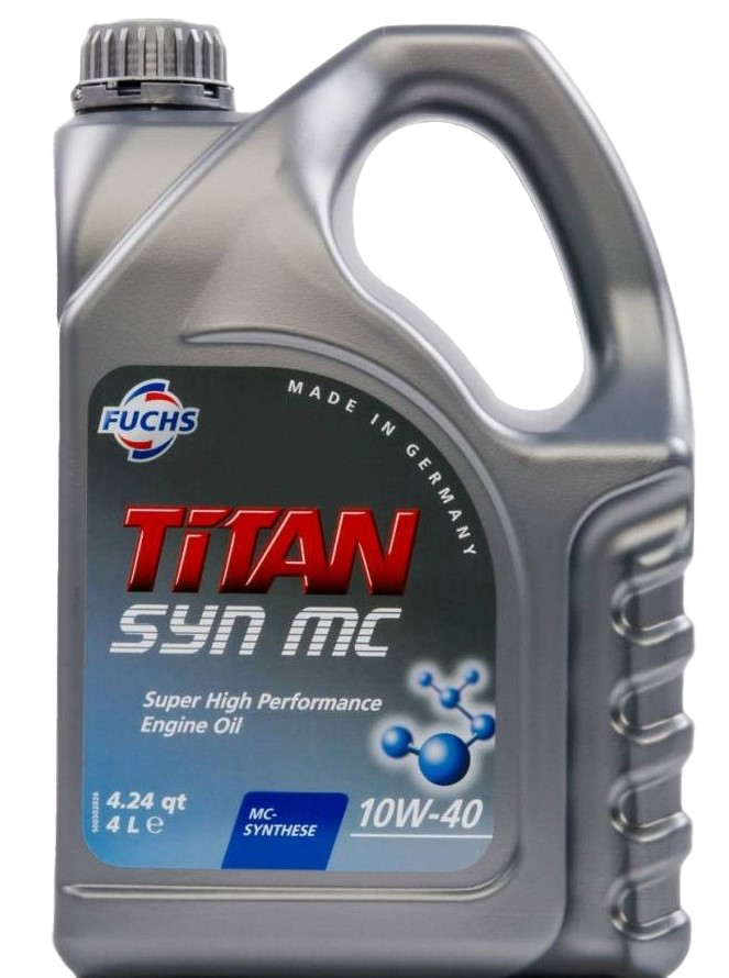 Моторное масло Fuchs TITAN SYN MC 10W-40, 4л  (Fuchs: 601004360)